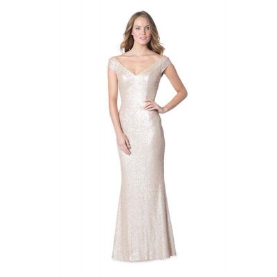 Gold Bari Jay 1617-S Bari Jay Bridesmaids - Rich Your Wedding Day