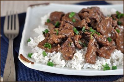 Crockpot Mongolian Beef - Flavor came off very strong. Was tasty, but don't use too little meat!