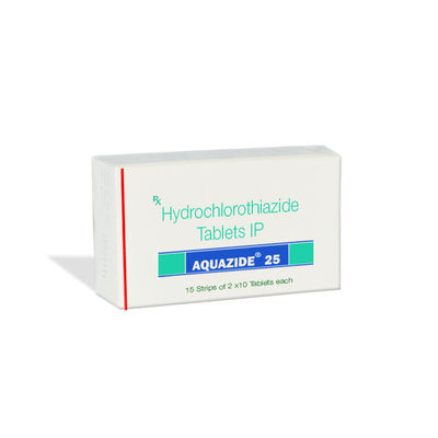 Aquazide 25 mg helps to treat hypertension. Bringing down hypertension forestalls strokes, coronary episodes, and kidney issues. This medicine is a blend of two water pills: triamterene and hydrochlorothiazide.
