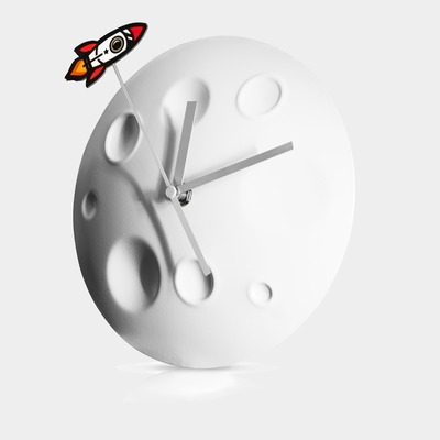 Rocket Moon Clock £24.99