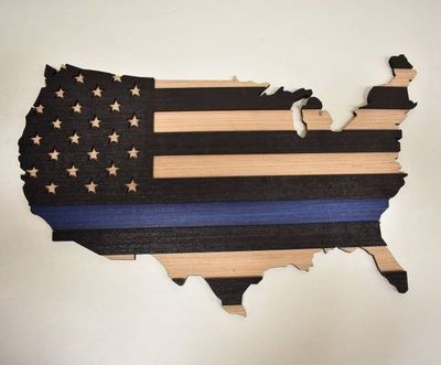 Blue Lives Matter, Green Lives Matter, Red Lives Matter // American Flag Decor, green stripe flag, blue stripe flag, red stripe flag, United $79.95