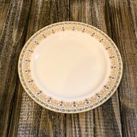 J.P.L France Porcelain Plate with Gold Trim, Jean Pouyat Collectible Decor, 10" Beautiful Floral Plate Dish $49.99