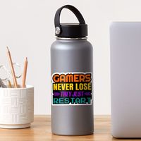 Amazing colorful sticker for gamers