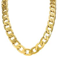 14mm gold filled cuban curb chain and bracelet set £44.95