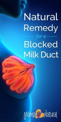 Blocked breast ducts are painful, and they can led to infection or mastitis. Here is a natural, DIY treatment for a blocked milk duct that worked for me.